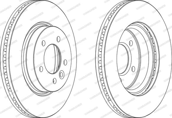 Wagner WGR1430-1 - Disque de frein cwaw.fr