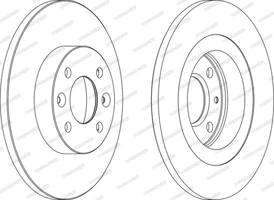 Wagner WGR1502-1 - Disque de frein cwaw.fr