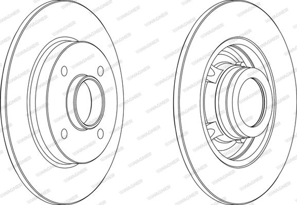 Wagner WGR1523-1 - Disque de frein cwaw.fr