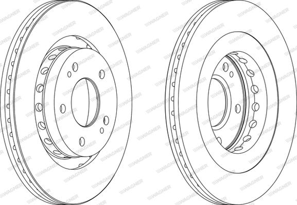 Wagner WGR1642-1 - Disque de frein cwaw.fr