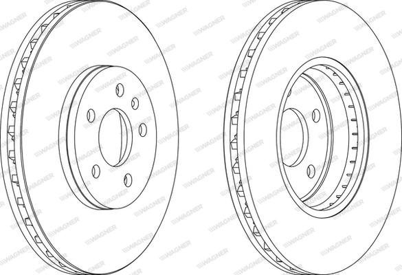 Wagner WGR1664-1 - Disque de frein cwaw.fr