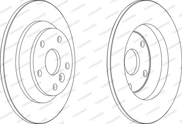 Wagner WGR1616-1 - Disque de frein cwaw.fr