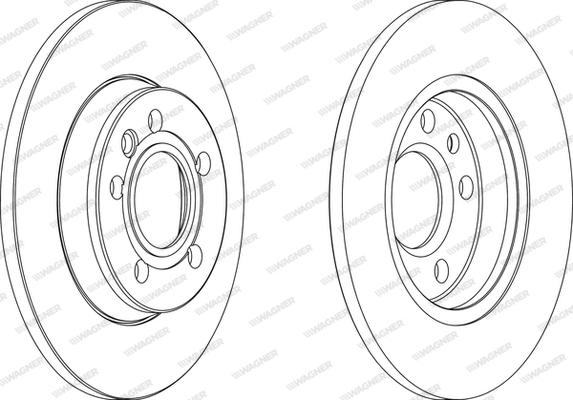 Wagner WGR1012-1 - Disque de frein cwaw.fr