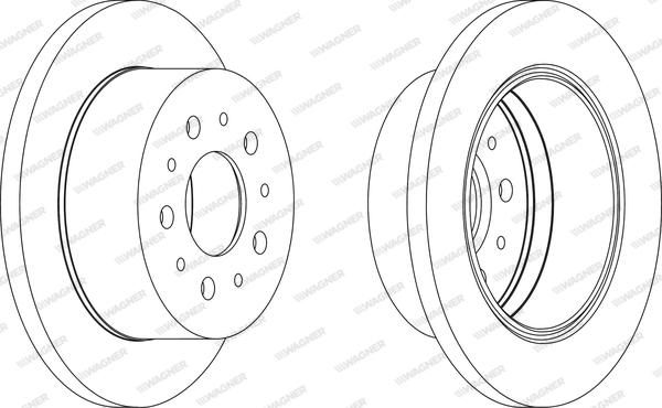 Wagner WGR1144-1 - Disque de frein cwaw.fr