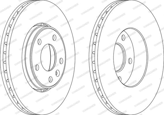 Wagner WGR1204-1 - Disque de frein cwaw.fr
