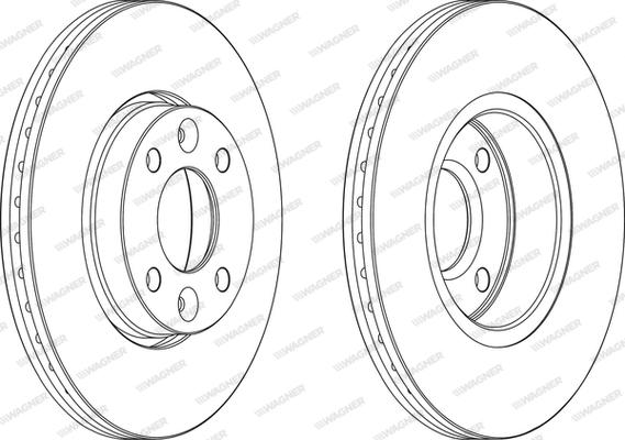 Wagner WGR1201-1 - Disque de frein cwaw.fr