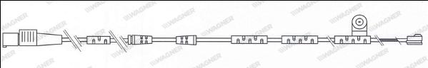 Wagner WWI353 - Contact d'avertissement, usure des plaquettes de frein cwaw.fr