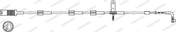 Wagner WWI316 - Contact d'avertissement, usure des plaquettes de frein cwaw.fr