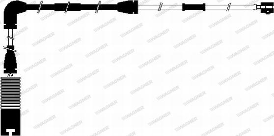 Wagner WWI279 - Contact d'avertissement, usure des plaquettes de frein cwaw.fr