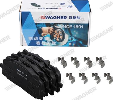 Wagner WZD1894-D - Kit de plaquettes de frein, frein à disque cwaw.fr