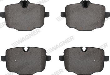 Wagner WZD1850-D - Kit de plaquettes de frein, frein à disque cwaw.fr