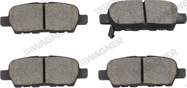 Wagner WZD1288-D - Kit de plaquettes de frein, frein à disque cwaw.fr