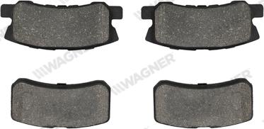 Wagner WZD868-D - Kit de plaquettes de frein, frein à disque cwaw.fr