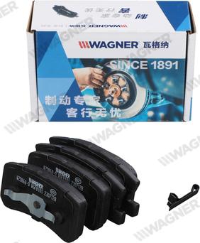 Wagner WZD868-D - Kit de plaquettes de frein, frein à disque cwaw.fr