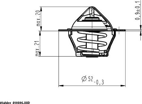 WAHLER 41080688D - Thermostat d'eau cwaw.fr