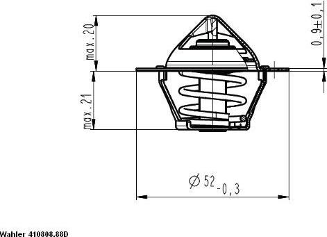 WAHLER 41080888D - Thermostat d'eau cwaw.fr