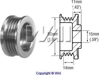 WAI 24-82264 - Poulie, alternateur cwaw.fr