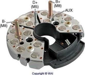 WAI IBR550 - Pont de diodes, alternateur cwaw.fr