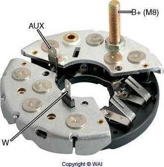 WAI IBR308 - Pont de diodes, alternateur cwaw.fr