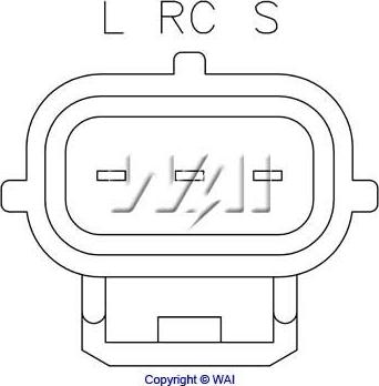 WAI IN6343 - Régulateur d'alternateur cwaw.fr