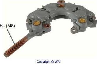 WAI INR722P - Pont de diodes, alternateur cwaw.fr