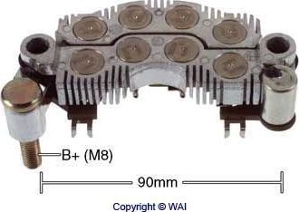 WAI IYR9003 - Pont de diodes, alternateur cwaw.fr