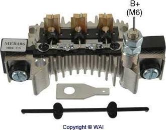 WAI MER106 - Pont de diodes, alternateur cwaw.fr