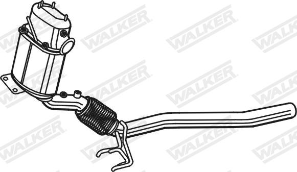 Walker 93310 - Filtre à particules / à suie, échappement cwaw.fr