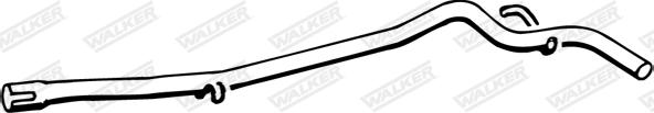 Walker 17219 - Tuyau d'échappement cwaw.fr