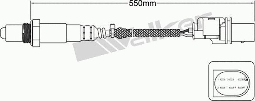 Walker 800-95009 - Sonde lambda cwaw.fr