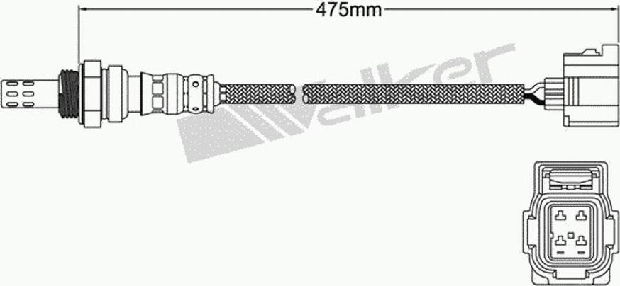 Walker 250-24460 - Sonde lambda cwaw.fr