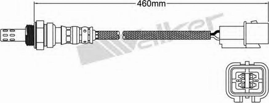 Walker 250-24461 - Sonde lambda cwaw.fr