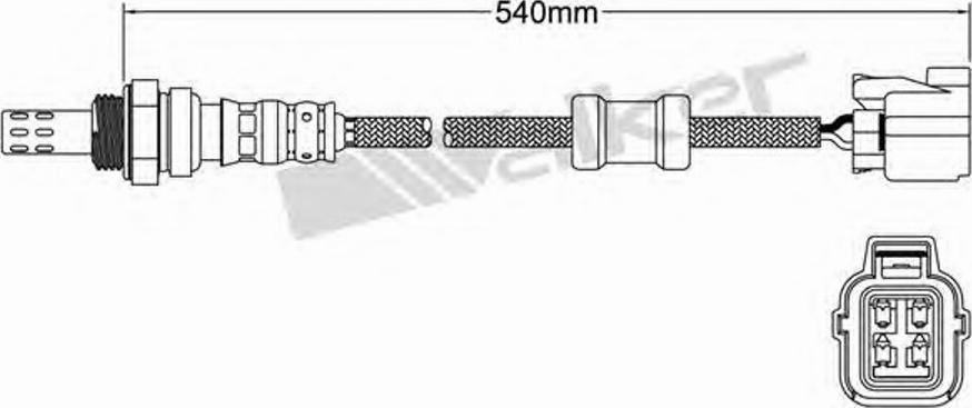 Walker 250-24429 - Sonde lambda cwaw.fr