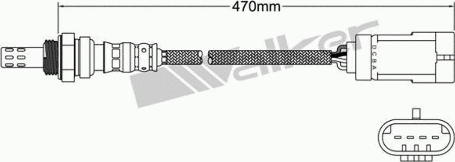 Walker 25024568 - Sonde lambda cwaw.fr