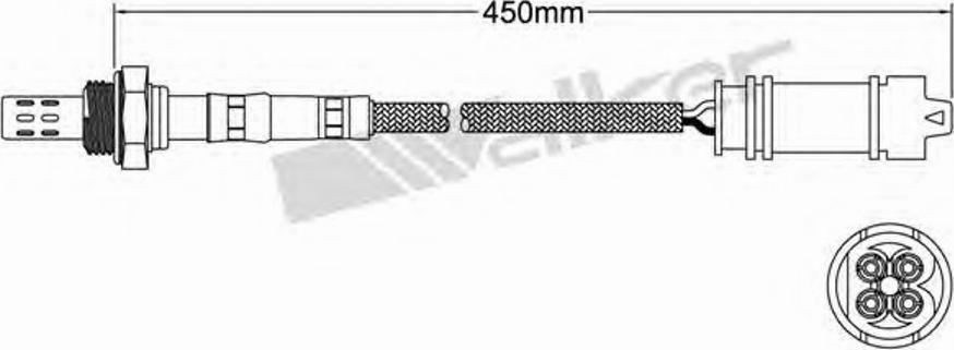 Walker 250-24638 - Sonde lambda cwaw.fr