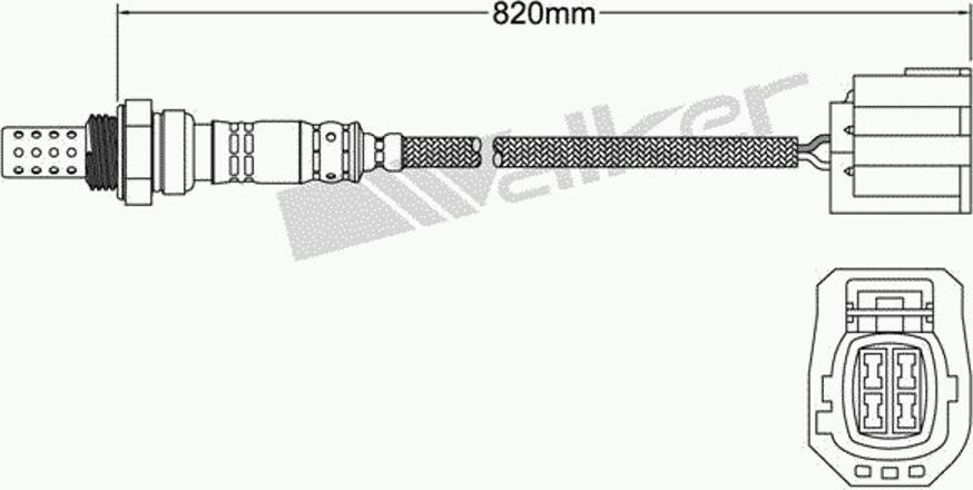 Walker 25024676 - Sonde lambda cwaw.fr