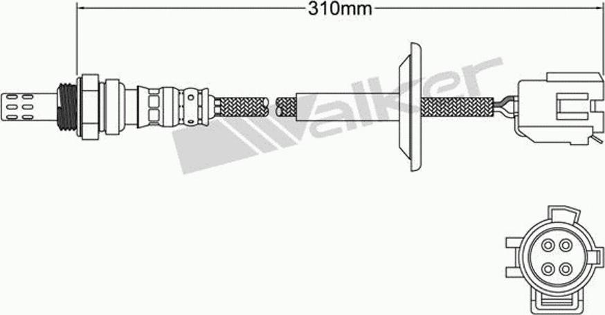 Walker 250-24081 - Sonde lambda cwaw.fr