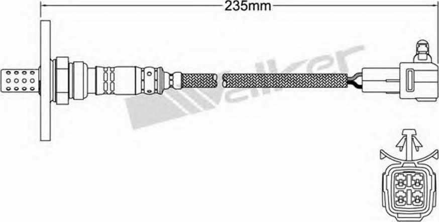 Walker 250-24150 - Sonde lambda cwaw.fr