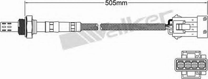 Walker 250-24109 - Sonde lambda cwaw.fr