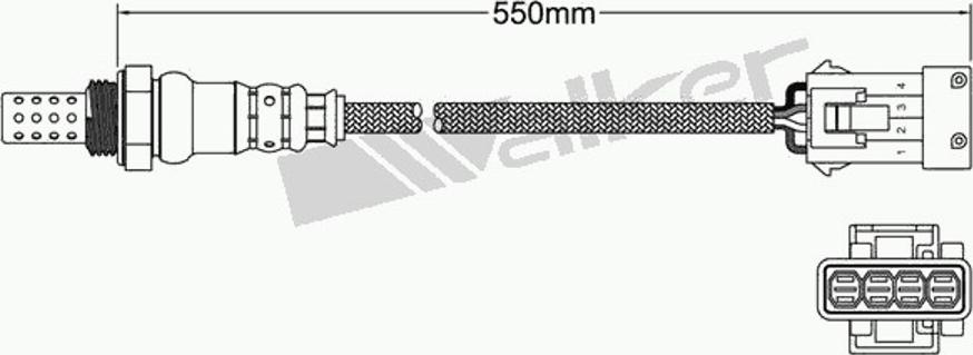 Walker 250-24841 - Appareil de commande, injection de carburant cwaw.fr