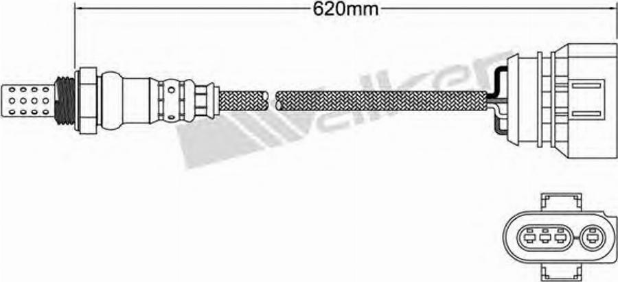 Walker 25024395 - Sonde lambda cwaw.fr