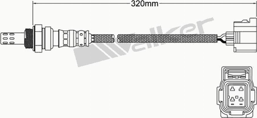 Walker 25024345 - Sonde lambda cwaw.fr