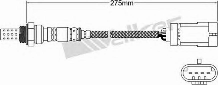 Walker 250-24781 - Sonde lambda cwaw.fr