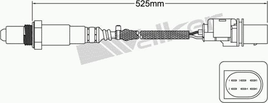 Walker 25025049 - Sonde lambda cwaw.fr