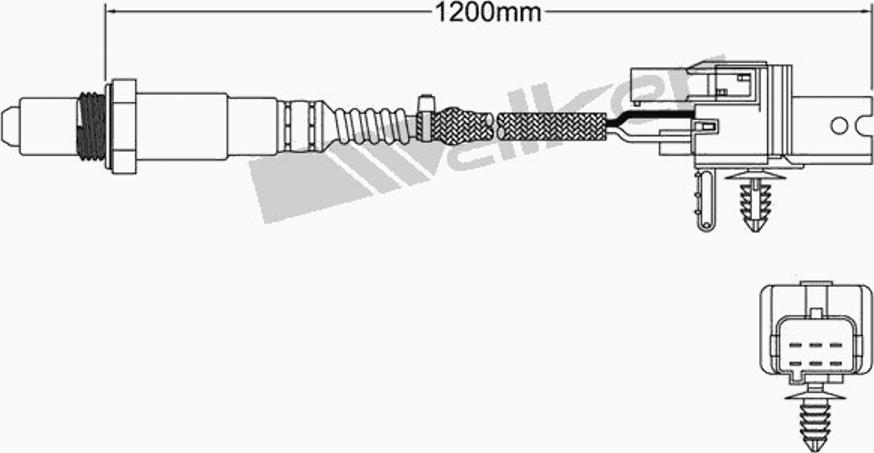 Walker 250-25006 - Sonde lambda cwaw.fr