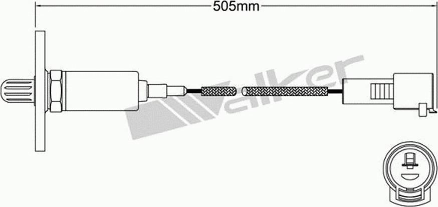 Walker 250-21056 - Sonde lambda cwaw.fr