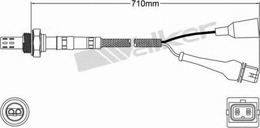 Walker 250-23028 - Sonde lambda cwaw.fr