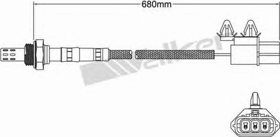 Walker 25023133 - Sonde lambda cwaw.fr