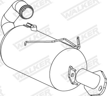 Walker 73344 - Filtre à particules / à suie, échappement cwaw.fr