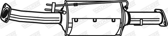 Walker 73215 - Filtre à particules / à suie, échappement cwaw.fr